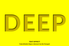 Deep Orange 3D Text Effect for Illustrator Product Image 1