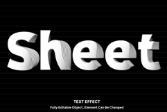 Sheet 3D Text Effect for Illustrator Product Image 1