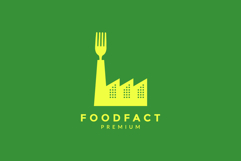 Food Factory Modern Logo Design Product Image 1