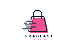 Fast Shopping Minimalist Logo Design Product Image 1