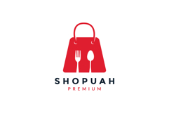 Food Bag Modern Logo Design Product Image 1