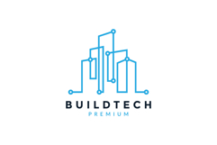 Modern Line Minimalist Building Logo Design Product Image 1