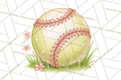 Whimsical Softball Mom Clipart PNG Game Day Mom Graphics Product Image 5