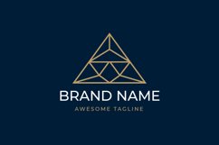 Luxury Crystal Letter A Logo Template Product Image 1