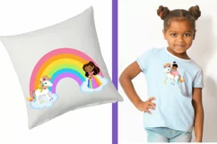 African American Rainbow Unicorn and Princesses pack Product Image 4
