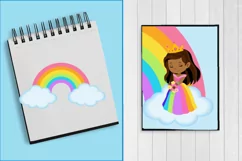 African American Rainbow Unicorn and Princesses pack Product Image 2