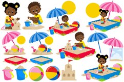 African American Kids, Playground, Sandbox kids Product Image 5
