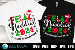 Feliz Navidad SVG, Spanish Christmas SVG, Navidad SVG Product Image 1