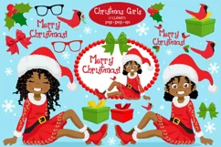 African American Christmas Fashion Girls Product Image 1