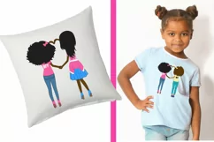 African American Best Friends, Besties clipart Product Image 4