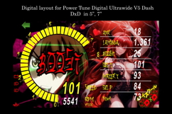 Digital Layout for Power Tune Digital Ultrawide V5 Dash Product Image 1
