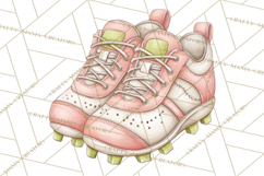 Whimsical Softball Mom Clipart PNG Game Day Mom Graphics Product Image 4