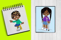 AFRICAN AMERICAN PHYSICALLY CHALLENGED CLIPART Product Image 4