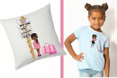 AFRICAN AMERICAN TRAVELLING GIRLS CLIPART Product Image 4