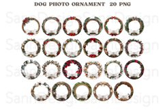 Personalized Pet Christmas Ornament, Dog Christmas Png Product Image 2