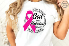 Breast Cancer Survivor By The Grace Of God, I'm A Survivor Product Image 3