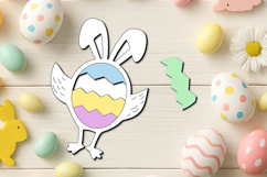 SVG Egg Chicken Wings Easter Puzzle Kid Game Laser Child Product Image 3