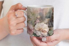 Cute Cat Mug Sublimation | Watercolor Mug Wrap 11 &amp; 15 oz Product Image 3