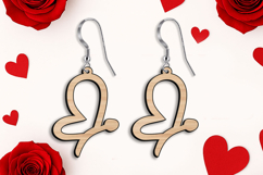 SVG Love Butterfly Earrings Valentine Laser Romantic Gift Product Image 3