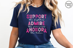 Breast Cancer Awareness Pink Ribbon|Support Fighters Admire Product Image 3