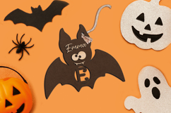 SVG Alphabet Letter E Halloween Laser Ornament Tag Monogram Product Image 3