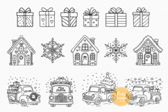Christmas SVG Bundle: Reindeer, Santa, Snowman &amp; Christmas Product Image 4