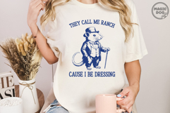 They Call Me Ranch Cause I Be Dressing|Vintage Opossum SVG Product Image 3