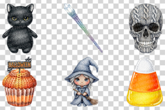 Halloween Knits | Doll spooky Texture Cute pumpkin ghost PNG Product Image 3