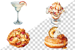 Apple Dessert PNG | Watercolor apple pie cake pastry sweet Product Image 3