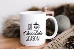 Hot chocolate svg, hot cocoa svg, christmas svg, christmas Product Image 2