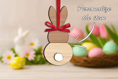 Laser SVG Easter Money Holder Gift Bunny Ears Present Home Product Image 3