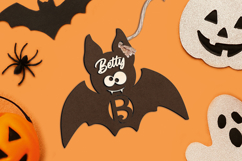 Halloween SVG Letter B Ornament Tag Alphabet Monogram Laser Product Image 3