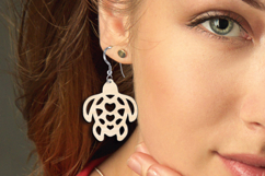 SVG Earrings Turtle Set Ocean Pattern Earring Laser Gift 7 Product Image 3