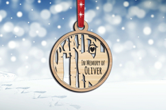 Laser SVG Memroial Ornament Home Decor Holiday Christmas Product Image 4