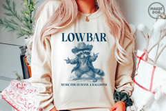 Raccoon Cowboy|Funny Retro Animal Music|Western Humor PNG Product Image 3