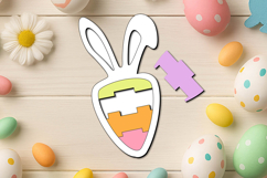Lego Block Carrot Bunny Ear Easter Puzzle Kid Game SVG Laser Product Image 3