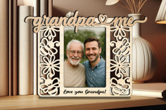 Grandpa and Me SVG Bee Summer Grandkids Frame Picture Photo Product Image 3