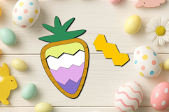 Puzzle Carrot Easter Kid Game Laser SVG Child Holiday Gift Product Image 3