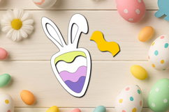 Kid Game SVG Carrot Bunny Ears Easter Puzzle Laser Child Product Image 2