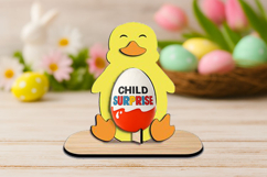 Duck Chicken Easter Chocolate Egg Holder SVG Laser Present Product Image 3