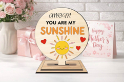 Sunshine SVG Mother's Day Kid Coloring Laser Gift Present Product Image 3