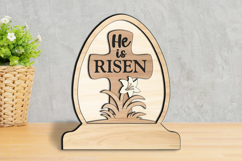 He Is Risen Easter Flower SVG Egg Globe Home Decoration Gift Product Image 3