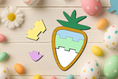 Blocks Laser SVGP uzzle Carrot Easter Kid Game Child Gift Product Image 3