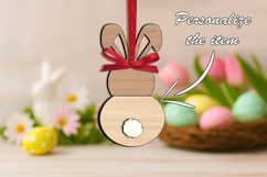 Easter Gift Money Holder SVG Bunny Ears Laser Present Home Product Image 3