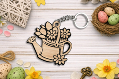 Water Can Spring Keychain Laser SVG Gift Present Accessory Product Image 3