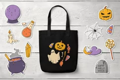 24 HALLOWEEN stickers EPS / PNG / JPG Product Image 4