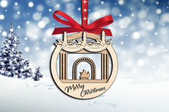 Home Sweet Home Merry Christmas Ornament Laser Holiday Gift Product Image 3