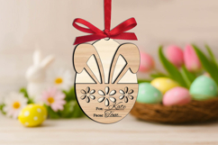 Custom Name SVG Easter Gift Card Money Holder Laser Ornament Product Image 3