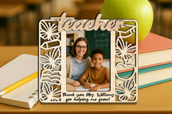 SVG Butterfly Teacher Student Photo Frame Gift School Laser Product Image 3