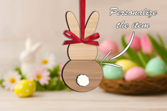 Bunny Ears Laser SVG Easter Money Holder Gift Present Home Product Image 3